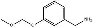 Benzenemethanamine, 3-(methoxymethoxy)- (9CI) 结构式