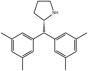 (S)-2-[Bis(3,5-dimethylphenyl)methyl]pyrrolidine Structure