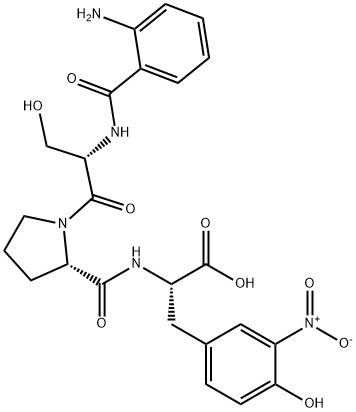ABZ-SER-PRO-3-NITRO-TYR-OH 结构式