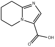 5,6,7,8-四氢咪唑并[1,2-A]吡啶-3-羧酸 结构式