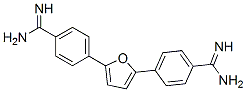 Furamidine dihydrochloride Struktur
