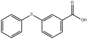m-(フェニルチオ)安息香酸 化学構造式
