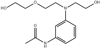N-(3-((2-(2-hydroxyethoxy)ethyl)(2-hydroxyethyl)amino)phenyl)acetamide Structure