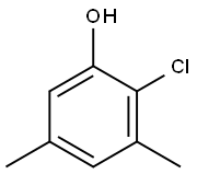 2-クロロ-3,5-キシレノール 化学構造式