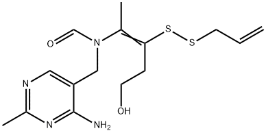 ThiamineTetrahydrofurfurylDisulfide Structure