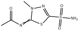 Methazolamide Struktur