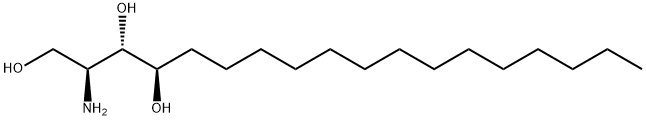 植物鞘氨醇,554-62-1,结构式