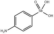 4-スチボノベンゼンアミン 化学構造式