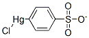 4-Chloromercuribenzenesulfonate Struktur