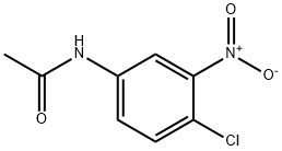 N-(4-クロロ-3-ニトロフェニル)アセトアミド 化学構造式