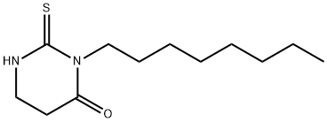 3-octyl-2-sulfanylidene-1,3-diazinan-4-one Structure
