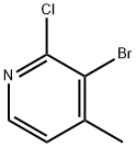 3-BROMO-2-CHLORO-4-PICOLINE Structure