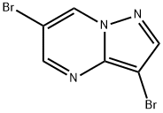 3,6-二溴吡唑并[1,5-A]嘧啶, 55405-68-0, 结构式