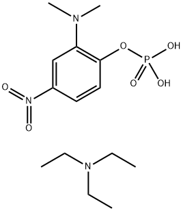 2-(N,N-Dimethylamino)-4-nitrophenyl Phosphate Triethylamine Salt, 55428-52-9, 结构式