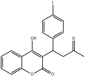 acetonyliodobenzylhydroxycoumarin Structure