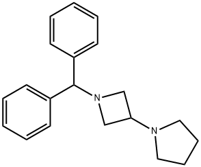 1-[1-(DIPHENYLMETHYL)-3-AZETIDINYL]-PYRROLIDINE Struktur