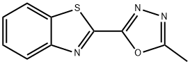 Benzothiazole, 2-(5-methyl-1,3,4-oxadiazol-2-yl)- (9CI) Structure