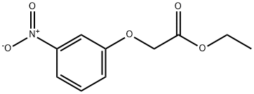 (3-NITROPHENOXY) ACETIC ACID ETHYL ESTER Structure