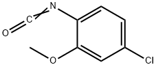 4-クロロ-2-メトキシフェニルイソシアナート 化学構造式