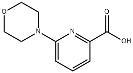 6-吗啉吡啶-2-甲酸, 554405-17-3, 结构式