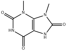 7,9-dihydro-3,9-dimethyl-1H-purine-2,6,8(3H)-trione Structure