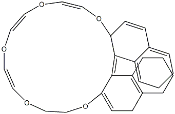 (S)-2,2'-BINAPHTHYL-17-CROWN-5 Structure
