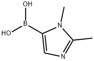 Boronic acid, (1,2-dimethyl-1H-imidazol-5-yl)- (9CI), 554453-76-8, 结构式