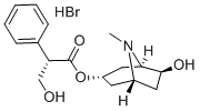 氢溴酸山莨菪碱, 55449-49-5, 结构式