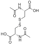 N,N'-ジアセチル-L-シスチン 化学構造式