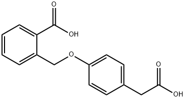 BENZENE ACETIC ACID, 4-[(2-CARBOXYPHENYL)METHOXY] Struktur