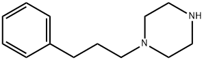 1-(3-フェニルプロピル)ピペラジン 化学構造式