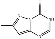 7-甲基吡唑并[1,5-A][1,3,5]三嗪-4-(3H)-酮, 55457-11-9, 结构式