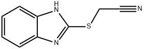 Acetonitrile, (1H-benzimidazol-2-ylthio)- (9CI),55460-35-0,结构式