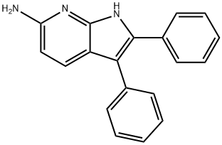 1H-Pyrrolo[2,3-b]pyridin-6-amine, 2,3-diphenyl- 结构式