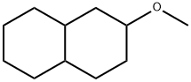 Decahydro-2-methoxynaphthalene Structure