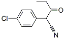 4-クロロ-α-(1-オキソプロピル)ベンゼンアセトニトリル 化学構造式