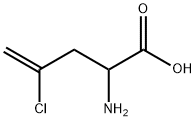 4-Pentenoic acid, 2-amino-4-chloro- Structure