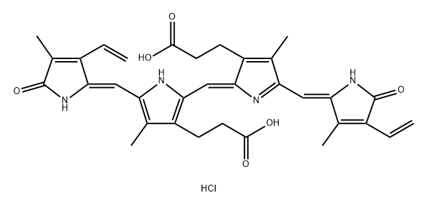 Biliverdin Hydrochloride Structure