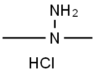 1,1-dimethylhydrazine dihydrochloride Structure