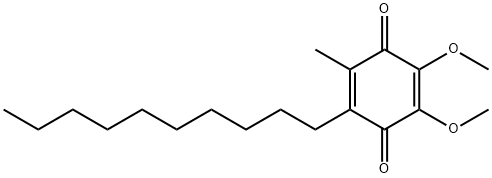 DECYLUBIQUINONE, 55486-00-5, 结构式