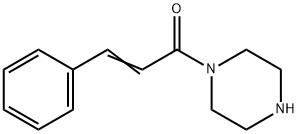 1-肉桂哌嗪 结构式