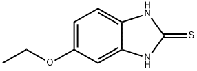 5-エトキシ-2-メルカプトベンズイミダゾール 化学構造式