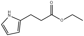 1H-Pyrrole-2-propanoic acid,ethyl ester Structure