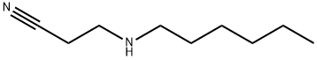 3-(己基氨基)丙腈, 55490-85-2, 结构式