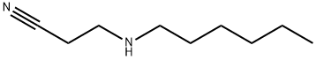 3-(HEXYLAMINO)PROPIONITRILE Structure