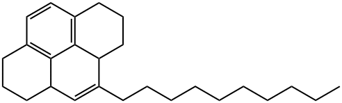 4-Decyl-1,2,3,3a,5a,6,7,8-octahydropyrene Structure