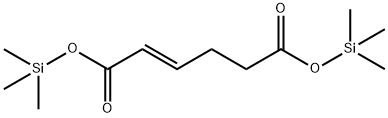 (E)-2-Hexenedioic acid bis(trimethylsilyl) ester 结构式
