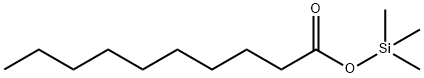 Decanoic acid trimethylsilyl ester Struktur