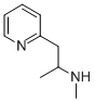 N-メチル-1-ピリジン-2-イルプロパン-2-アミン 化学構造式