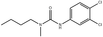 1-ブチル-3-(3,4-ジクロロフェニル)-1-メチル尿素 化学構造式